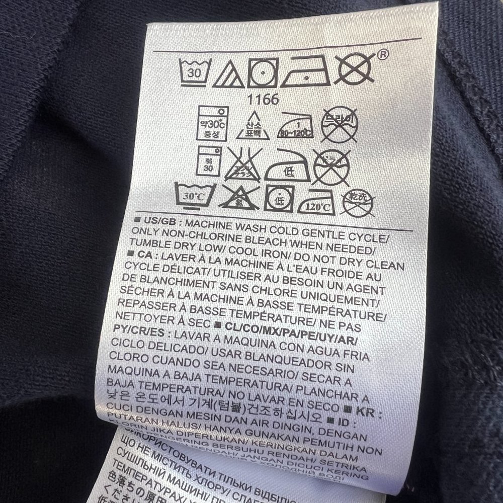 NWOT GapKids Short Sleeve Star Printed Pique Polo, True Indigo, Size M (8) - Picture 6 of 6